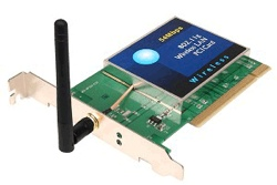 What is the role of a network interface card?